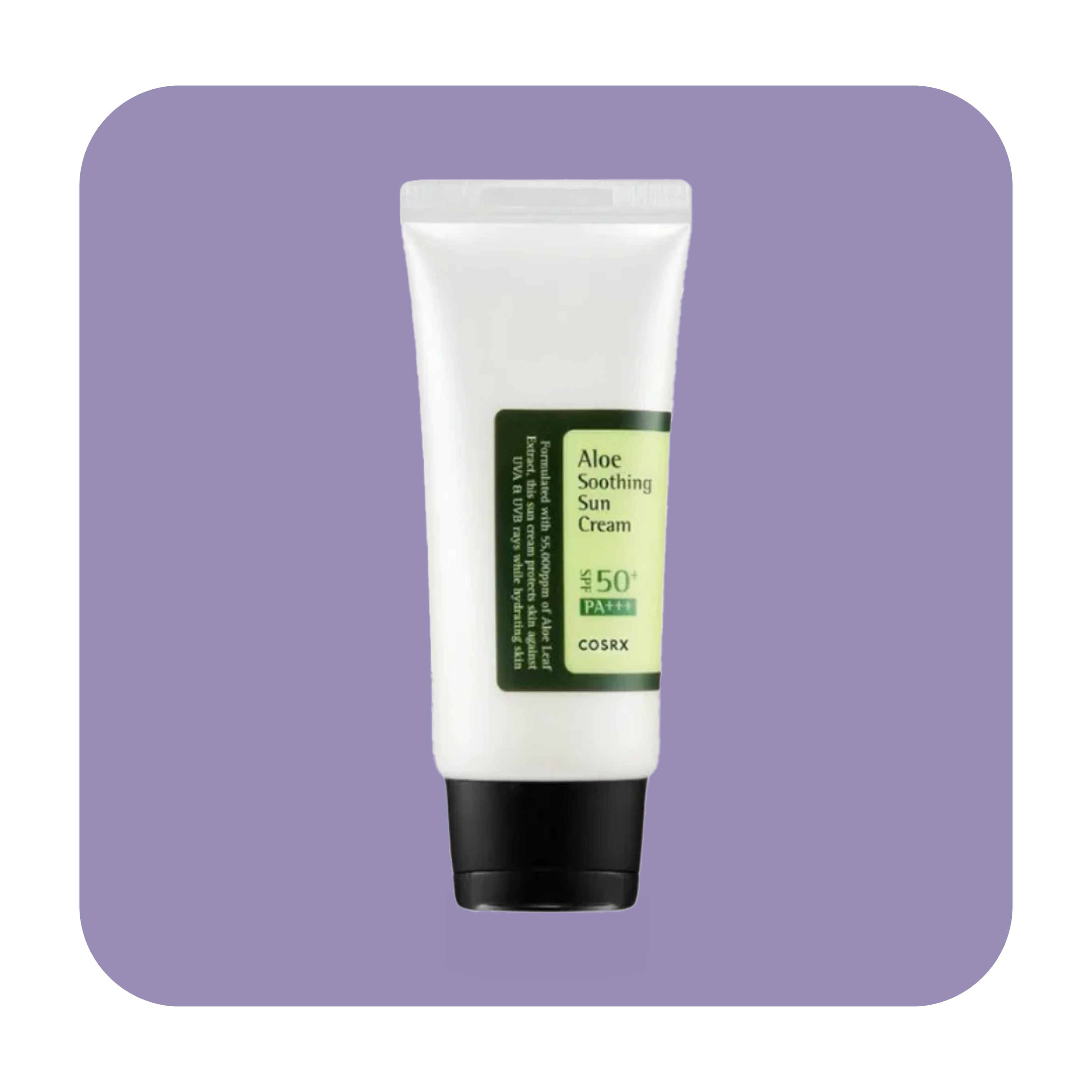 / كريم الشمس المهدئ بالصبار من كوسركس بعامل حماية من الشمس SPF50 PA+++ - 50 مل | كوزركس واقي شمس و حمام شمسي Spf50 - 50 مل