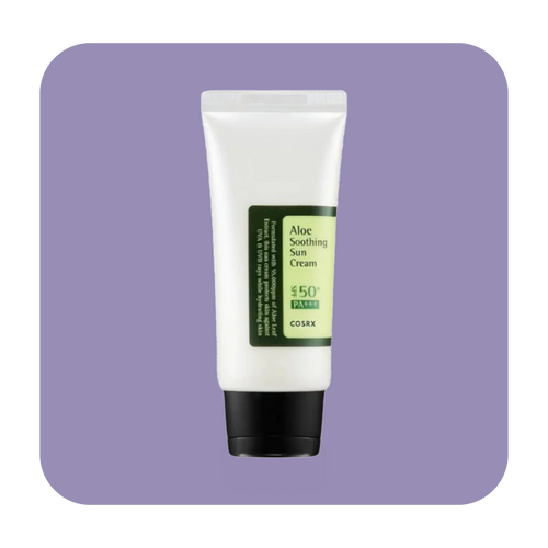 / كريم الشمس المهدئ بالصبار من كوسركس بعامل حماية من الشمس SPF50 PA+++ - 50 مل | كوزركس واقي شمس و حمام شمسي Spf50 - 50 مل