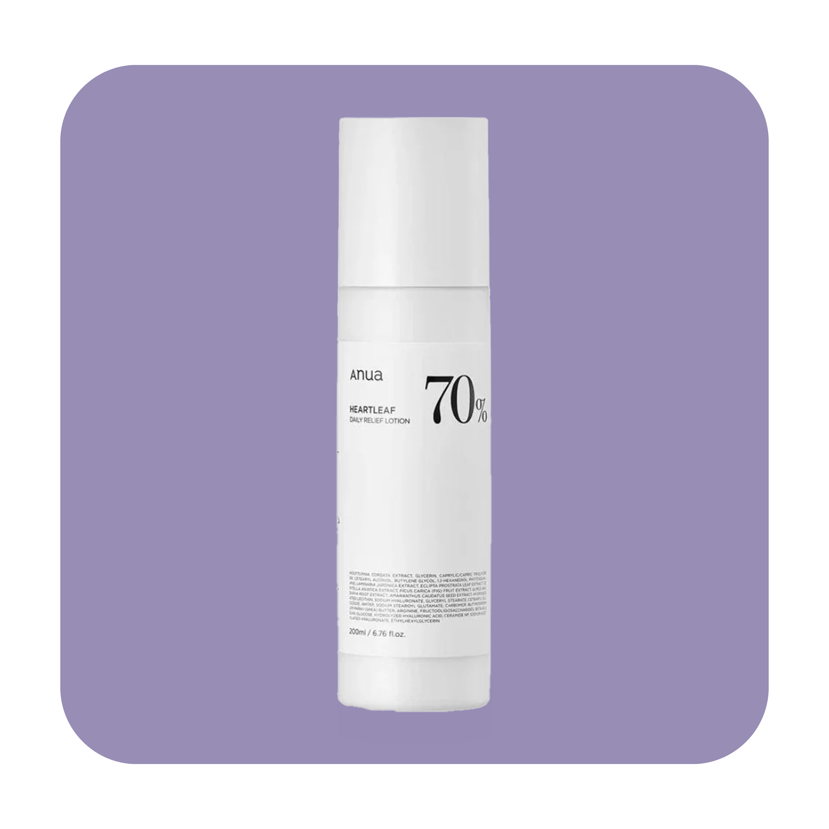 أنوا هارت ليف 70+ لوشن هيالورون يومي - 200 مل | أنوا لوشن مرطب بنبات الهاتليف - 200 مل