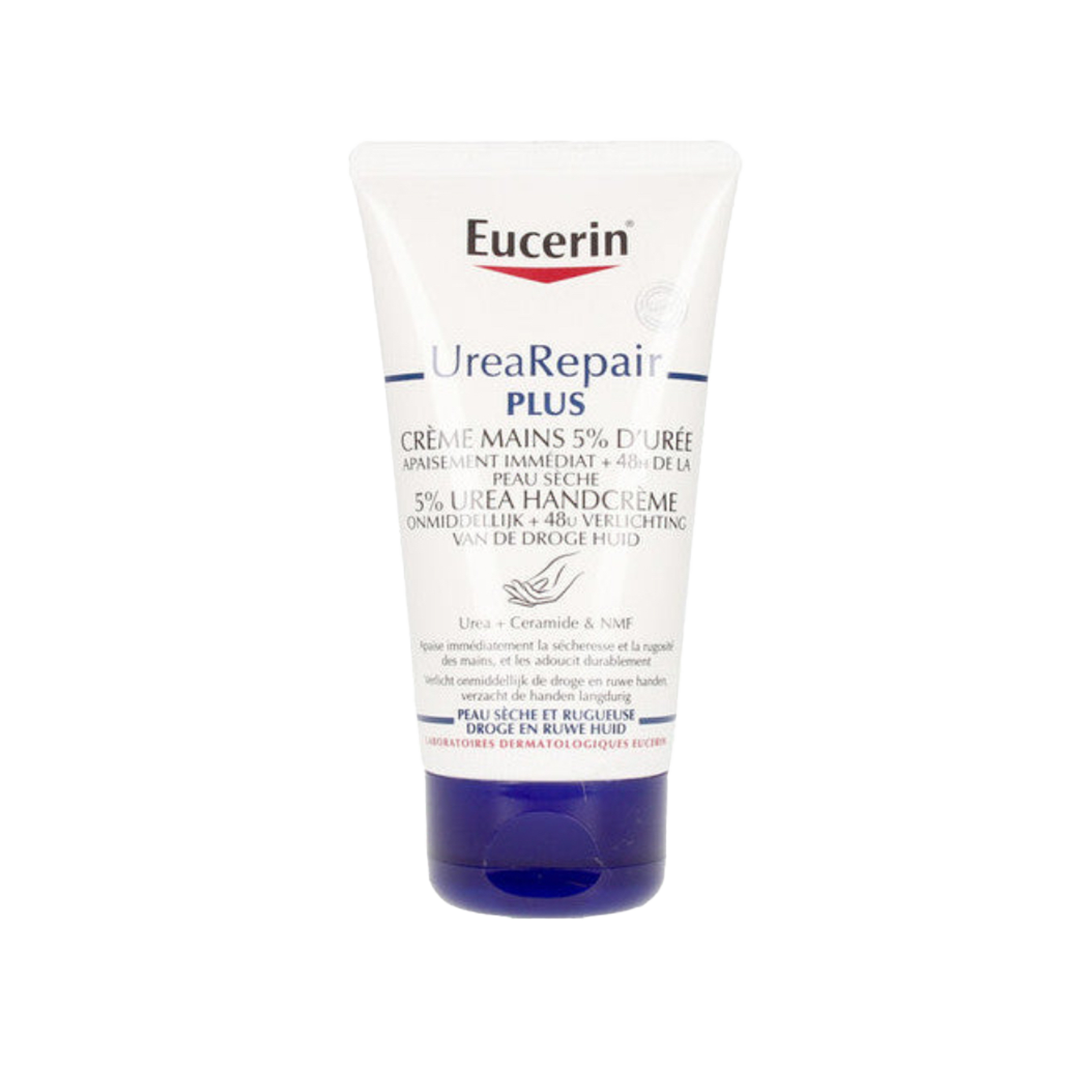 كريم إصلاح اليدين Eucerin مع 5% يوريا - 75 مل | يوسيرين كريم إصلاح اليد باليوريا 5 ٪ - 75 مل